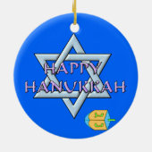 2015 BABY'S EERSTE HANUKKAH-Ornament Keramisch Ornament (Achterkant)