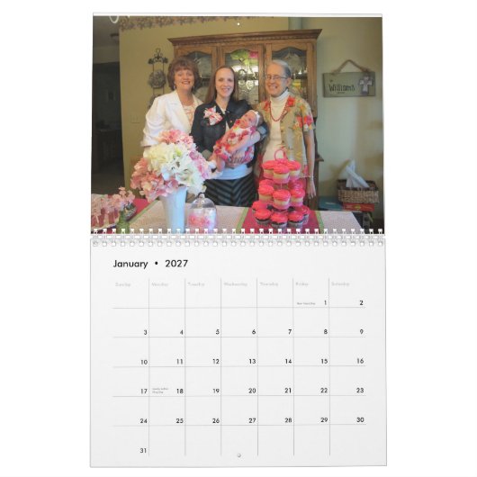2015 BRADD FAMILIE CALENDAR KALENDER (Jan 2027)