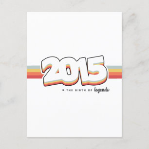 2015 De geboorte van legendes Briefkaart