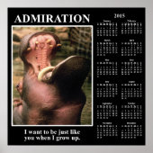 2015 Demotivational Wall Calendar: Ik bewonder u Poster (Voorkant)
