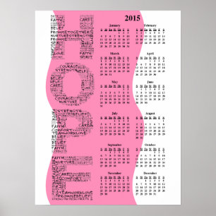2015: Een jaar van hoop op de jaaragenda Poster