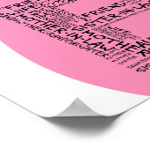 2015: Een jaar van liefdesjaren als jaarkalender Poster (Hoek)