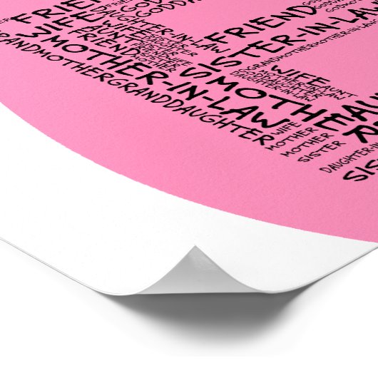 2015: Een jaar van liefdesjaren als jaarkalender Poster (Hoek)