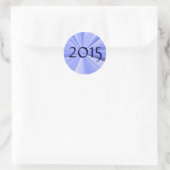 2015 Envelopzegel door Janz Ronde Sticker (Tas)