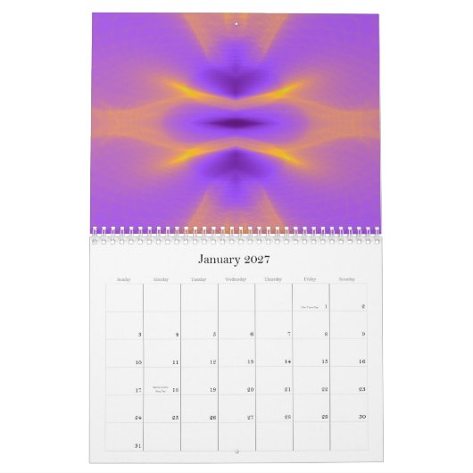 2015 Fractal Art Calendar D Kalender (Jan 2027)
