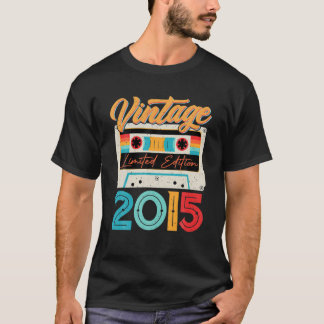  2015 Geweldige 7 jaar oud Retro 7th Birthda T-shirt