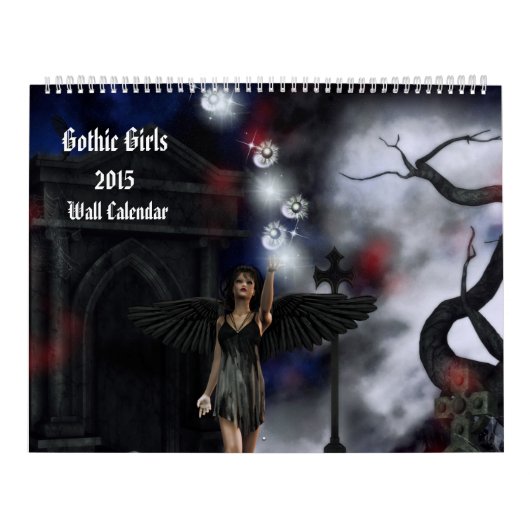 2015 Gothic Girls Fantasy Art Calendar Kalender (Hoes)