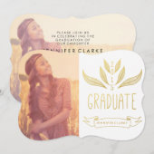 2015 GOUDEN AFSTUDEERFEEST UITNODIGING (Voorkant / Achterkant)