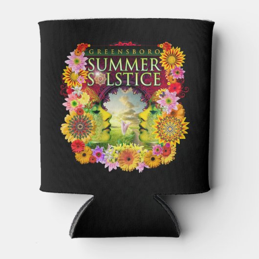 2015 Greensboro Zomerzonnewende Festival Keepsake Blikjeskoeler (Voorkant)