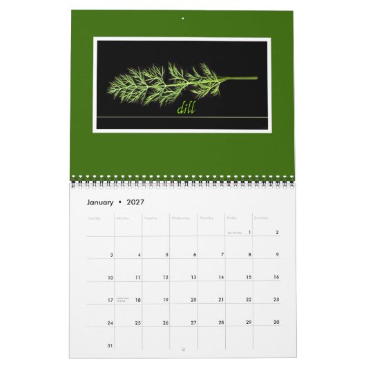 2015 Herbs kalender (Jan 2027)