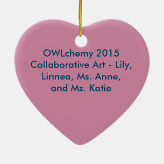 2015 Herdenking van de kerst in OWLchemy Keramisch Ornament