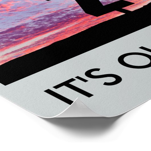 2015. Het is onze tijd. Het is ons jaar. Poster (Hoek)