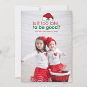 2015 Is het te laat om goed te zijn? Volledige fot (Voorkant)