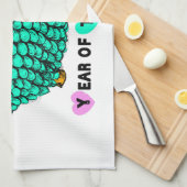 2015 Jaar van de Ram Sheep of Goat Kitchen Towels Theedoek (Quarter Fold)