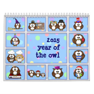 2015 jaar van de uil kalender