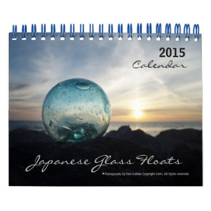 2015 Japanse Glass Float Calendar Kalender
