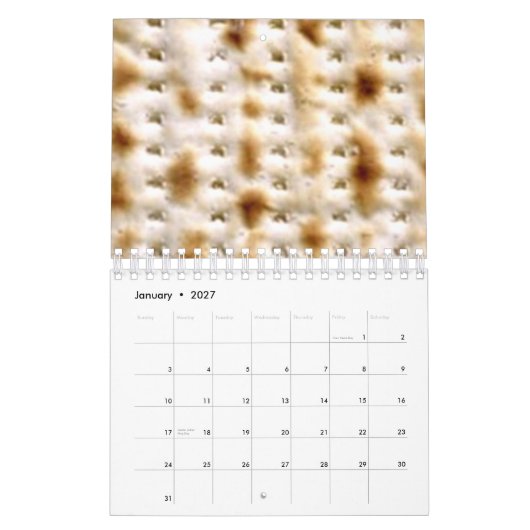 2015 Joodse wandkalender, 15 maanden ~ Aanpassen! Kalender (Jan 2027)