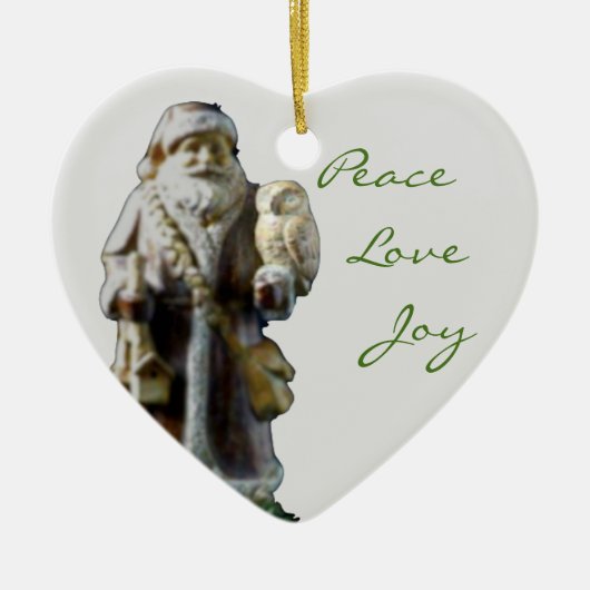 2015  keramische sieraden voor Kerstmis en vogels Keramisch Ornament (Voorkant)