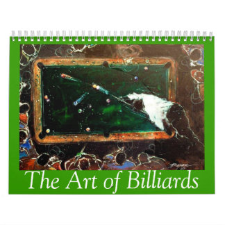 2015 Kunst van Billiards Kalender