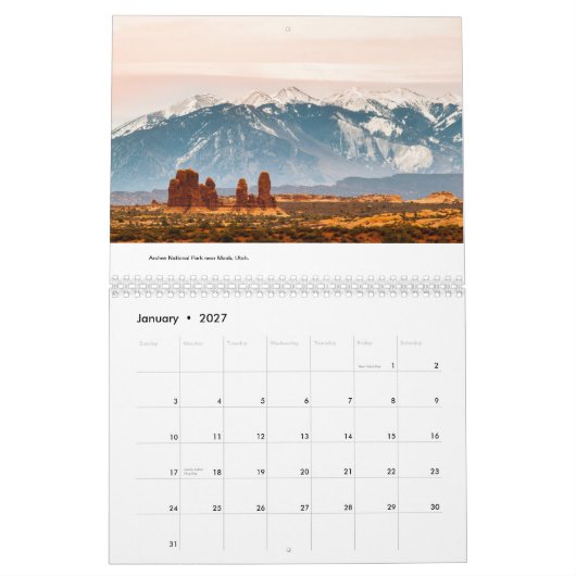 2015, Landschapsfoto Kalender (Jan 2027)