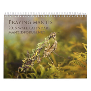 2015 Mantidforum.net Wall Agenda Kalender