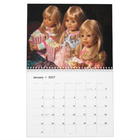 2015 Masterstuk Dolls Fotokalender Kalender (Jan 2027)