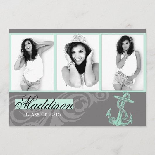 2015 Mint Anker Foto Afsluitingskaart Aankondiging (Voorkant)