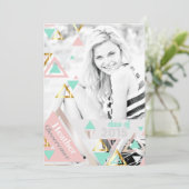 2015 Moderne Gold Pyramids Hogere Foto Afstuderen Kaart (Staand voorkant)