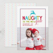 2015 Ongehoorzaam is Nieuw Nice | Foto van de Feestdagenkaart (Voorkant / Achterkant)