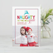 2015 Ongehoorzaam is Nieuw Nice | Foto van de Feestdagenkaart (Staand voorkant)