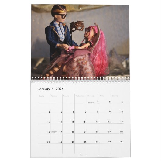 2015 ooit na een hoge Doll Photo Calendar Kalender (Jan 2026)