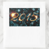 2015 partijlampen rechthoekige sticker (Tas)