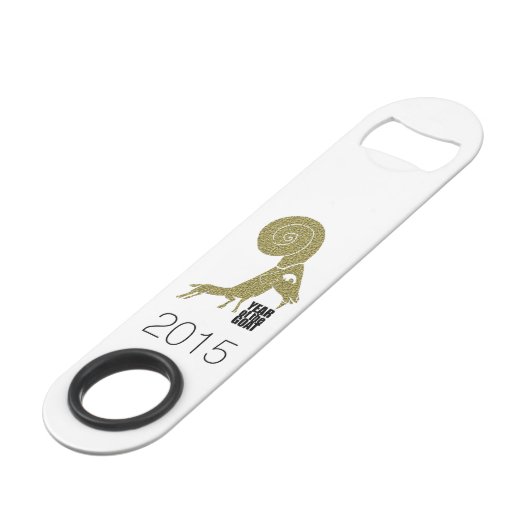 2015 Ram Sheep Goat Year - Bottle Opener Speed Flessenopener (Voorkant Gekanteld)