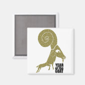 2015 Ram Sheep Goat Year - Magnet (Voorkant / Achterkant)