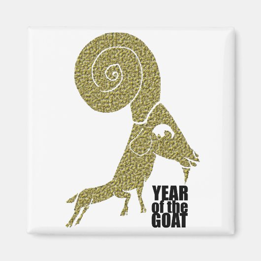 2015 Ram Sheep Goat Year - Magnet (Voorkant)