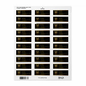 2015 Ram Year Engraved Text Chinese Symbol Label (Full Sheet)