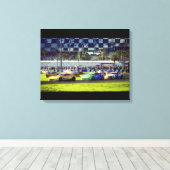 2015 Rolex 24 uur Daytona Canvas Afdruk (Insitu (Houten vloer))