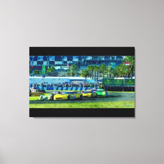 2015 Rolex 24 uur Daytona Canvas Afdruk (Voorkant)