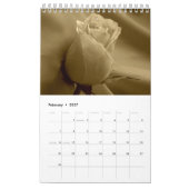2015 Rozen Kalender - terug in de tijd (Feb 2027)