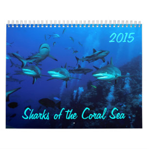 2015 Sharks of the Coral Zee Calendar Kalender