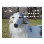2015 Silken Windhounds herdacht Kalender (Hoes)