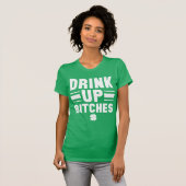 2015 St. Patrick's Day Drink Up T Shirt (Voorkant volledig)