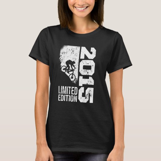  2015 Verjaardag fietsen MTB-Bicycles Mountai T-shirt (Voorkant)