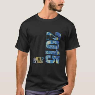 2015 Verjaardag Vincent Van Gogh Sterrennacht T-shirt
