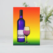 2015 vieringswijn kaart (Staand voorkant)