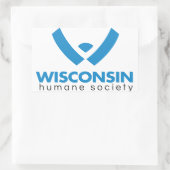 2015 Wisconsin Humane Society Logo Rechthoekige Sticker (Tas)