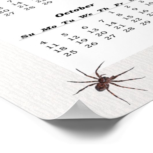 2015 Wolfspin kalender Poster (Hoek)