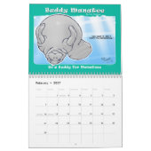 2015 Word een Boeddy voor Manatees Buddy Manatee Kalender (Feb 2027)