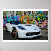2015 Z06 Corvette Poster (Voorkant)