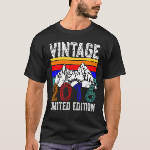  2016 6 jaar oude jongens meisjes 6e verjaardag t-shirt